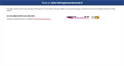 Desktop Screenshot of data.helsinginseurakunnat.fi
